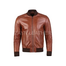 Giacca da uomo in pelle di