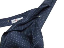 Cravatta uomo sette pieghe blu