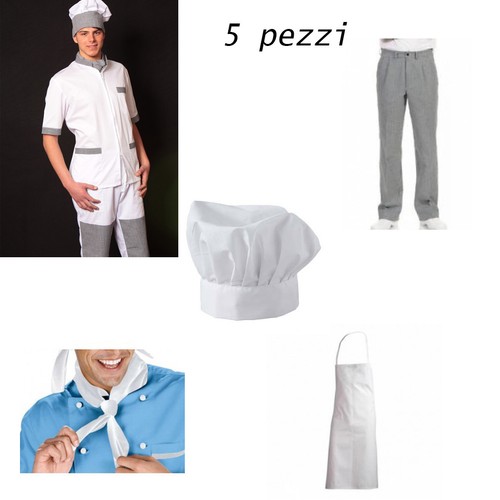 Divisa cuoco chef estiva - , mezze
