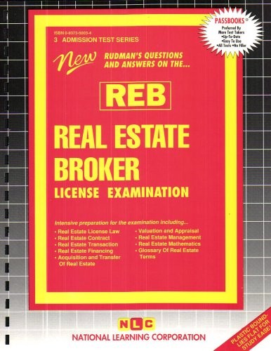 Real estate broker - real, license