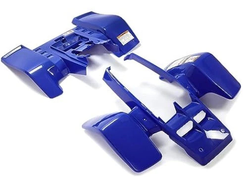 Set carrozzeria plastica blu - carrozzeria,
