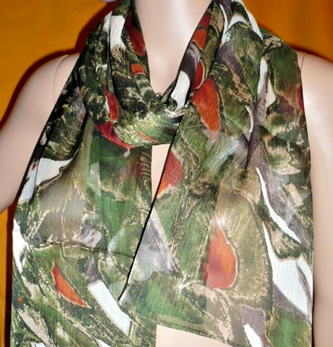 Sciarpa classe verde 166 37 - classe, x