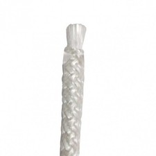 TRECCIA GUARNIZIONE PORTA STUFE A PELLET CAMINI A LEGNA 12mm BIANCA al metro