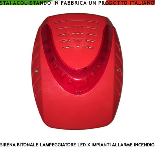 Sirena elettronica led - sirena,