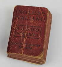 Dizionario Mignon 1945 ITALIANO INGLESE Vocaboli BIETTI Milano da Collezione !!!
