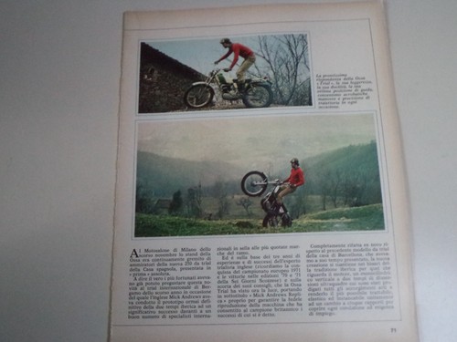 Prova motociclismo 1972 - prova,