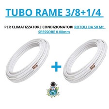 ROTOLO TUBO RAME 50 MT 3/8" +