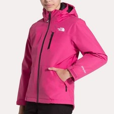 Giacca da sci invernale da neve North Face Fresh Tracks Triclimate rosa per ragazze