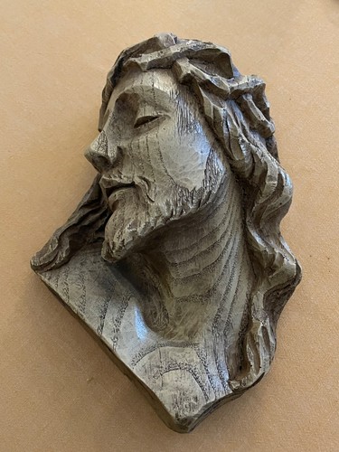 Volto cristo intagliato nel - volto, di