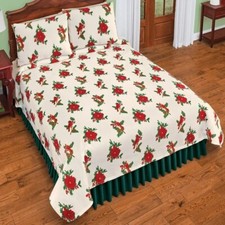 Copriletto Cardinal Poinsettia