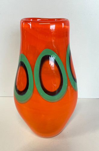 Vaso vetro murano firmato - murano,