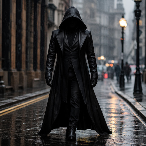 Trench coat uomo pelle - coat,