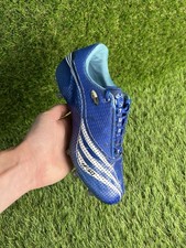 Scarpe da calcio Adidas F50 Tunit Clima-Cool SG da uomo taglia 7 blu UK ADIZERO rare