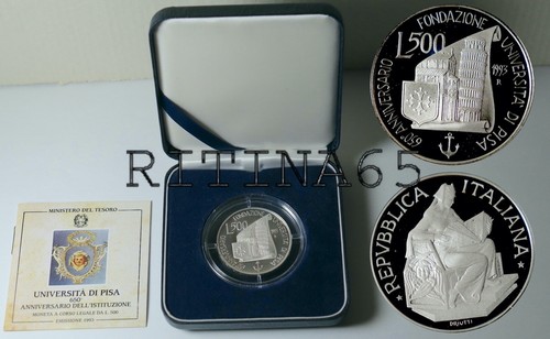 Italia 500 lire argento 1993 - lire,