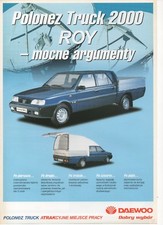 Polonez Truck PlusROY pick-up_made in Daewoo-FSO Poland_1999 Brochure prospetto  