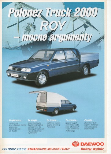 Polonez truck plusroy - polonez,