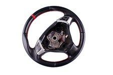 Volante Copertura Con Pelle per Fiat Grande Punto Anno Fab. 2005-2012 Tuning