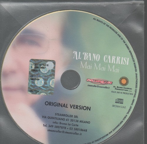 Bano carrisi cd single - ,