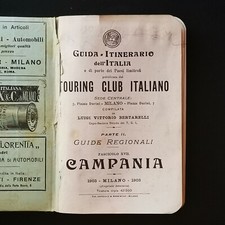 TOURING CLUB ITALIANO - GUIDA ITINERARIO DELL'ITALIA - CAMPANIA - 1903