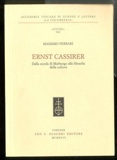 ERNST CASSIRER. DALLA SCUOLA