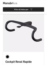 manubrio carbonio bici corsa