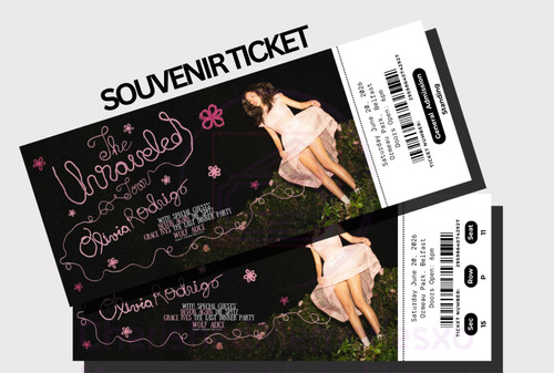 Olivia rodrigo ticket the - rodrigo,