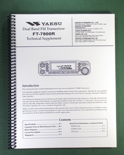 Yaesu 7800r manuale di - ft-7800r,