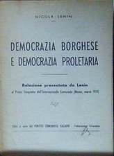 Lenin DEMOCRAZIA BORGHESE E