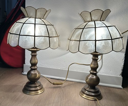 Coppia lampade vintage