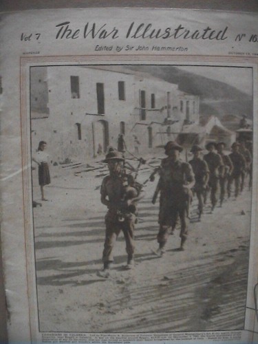 Rivista inglese 1943 - inglese, battaglia