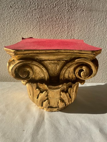 Capitello corinzio legno - in,