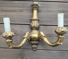 COPPIA APPLIQUE ANTICO ANNI 40