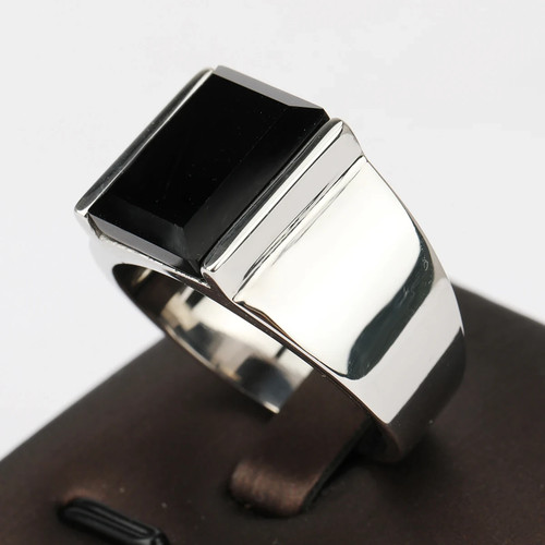 Anello uomo acciaio inox - anello,