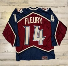 Maglia Fleury autentica Colorado Avalanche