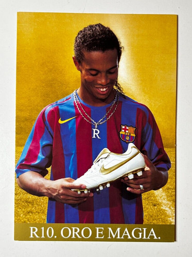 Ronaldinho bracelona cartolina - bracelona,