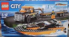 lego 60085 city BARCA DA CORSA ORIGINALE COMPLETO