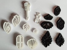 Set stampi per fimo 14 pezzi realizzati in 3D con PLA