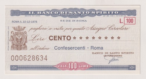Miniassegni banco santo - ,