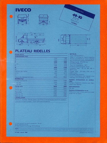Iveco gamme daily - gamme, /