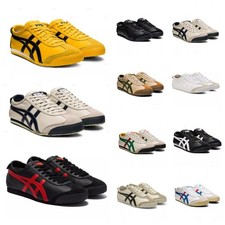 AUTENTICHE SNEAKERS MEXICO 66 by ONITSUKA TIGER AVORIO/NERO UNISEX NUOVE CON SCATOLA 1183C102