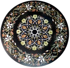 36 " Marmo Nero Tavolo Pietra