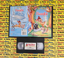 VHS**film BAMBI 1992 ANIMAZIONE WALT DISNEY I CLASSICI BUENA VISTA VS*4372*(F8)*
