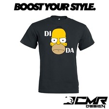 T-Shirt Maglietta Homer Simpson Tshirt Divertente Rebus Bestemmia Blasfema Uomo