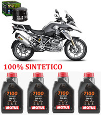 Kit Tagliando 4lt Motul 7100 5W40 + Filtro olio per BMW R 1200 GS /ADV 2013-2018