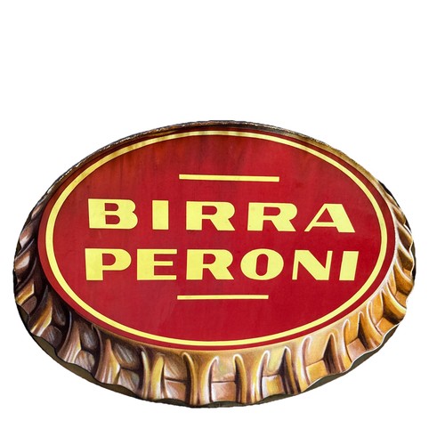 Insegna smaltata peroni - insegna,