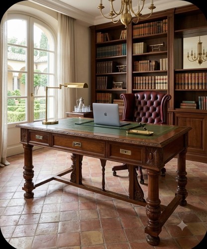 Elegante scrivania epoca - elegante,