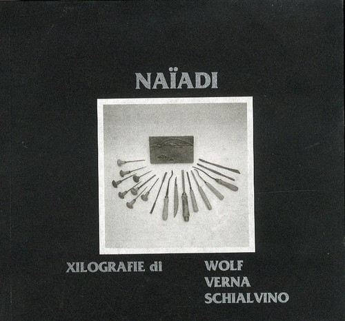 Naiadi xilografie wolf - xilografie,
