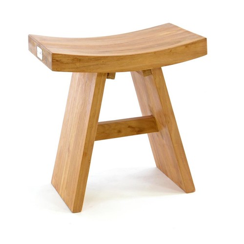 Divero sgabello teak legno - sgabello,