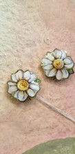 Orecchini con margherita di