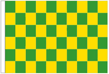 Green & Yellow Check Polyester